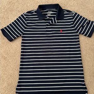 Polo by Ralph Lauren Classic Blue and White Striped Polo